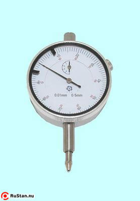 Индикатор Часового типа ИЧ-10, 0-10мм кл.точн.1 цена дел.0.01 d=60 мм (с ушком) "TLX" фото №1