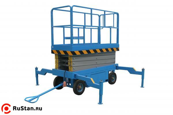 Подъемник ножничный передвижной 2000 кг 
12 м TOR SJY-2,0-12AC (от сети) (Y) фото №1