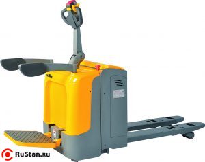 Тележка электрическая 2500 кг 1150 мм  Li-ion 24/230 В/Ач с платформой  XILIN CBD25R-II Li  SW фото №1
