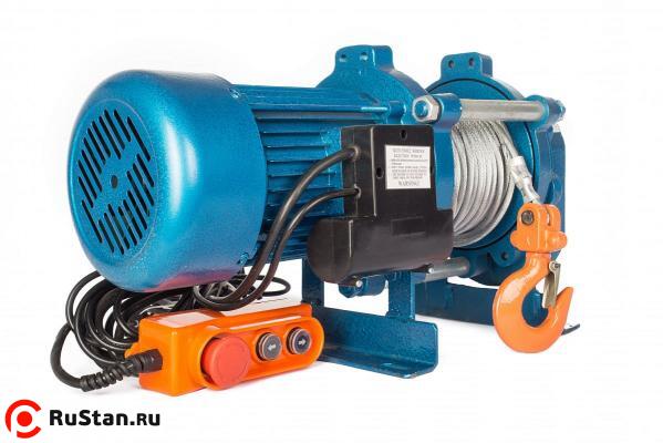 Лебедка электрическая  500/1000 кг 100/50 м с канатом 380 В TOR KCD фото №1