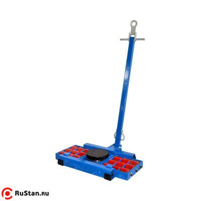 Роликовая платформа поворотная TOR X18 г/п 18 т (с ручкой) фото №1