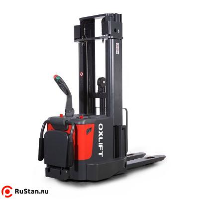 Самоходный штабелер с платформой оператора OXLIFT Premium PS 1536 1500 кг 3.6 м фото №1