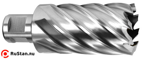 HSS Корончатое сверло one-touch 57х30 фото №1 HSS Корончатое сверло one-touch 57х30 фото №1