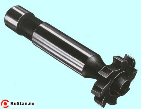 Фреза Для пазов сегментных шпонок 19х4,0х 60мм ц/х Р6АМ5 Z=8 "CNIC" фото №1