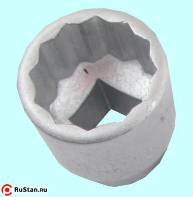 Головка торцевая сменная дюймовая     7/16" (12,5мм-1/2") сталь 45 "CNIC" фото №1
