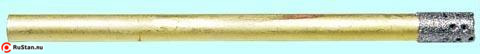 Сверло d 5,4(5,0) трубчатое перфорированное с алмазным напылением АС20 100/80 2-слойное фото №1