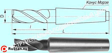 Фреза Концевая d12,0х 26х 96 к/х Р6М5  Z=4 КМ1 фото №1