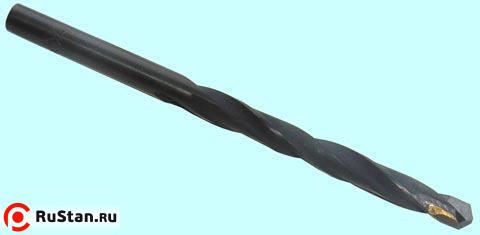 Сверло d 10,7 х133 ц/х ВК8 с напайными пластинами фото №1