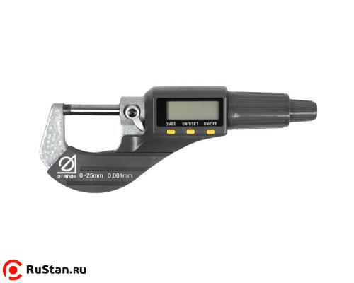 Микрометр Гладкий МК- 25     0- 25 мм (0,001) электронный (Эталон) фото №1
