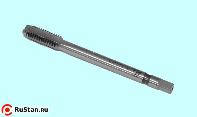 Метчик М 8,0 (1,25)х22х90 м/р.Р6АМ5 удлиненный, проходной хв-к d6.0мм DIN376 "CNIC" фото №1