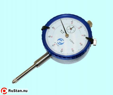 Индикатор Часового типа ИЧ-20, 0-20мм цена дел.0.01 (без ушка) "CNIC" (211-20) фото №1