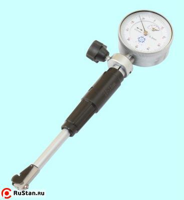 Нутромер Индикаторный  10-18мм НИ-18, глуб.изм. 50мм (0,01), 9 вставок "TLX" фото №1