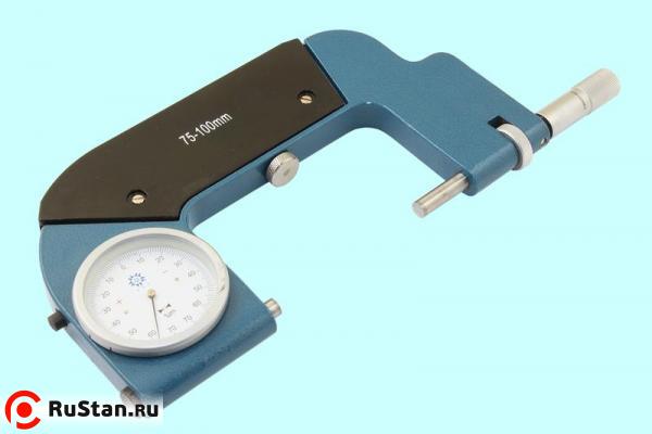 Скоба Рычажная СРП-100, 75-100 мм (0,001мм) "TLX" фото №1 Скоба Рычажная СРП-100, 75-100 мм (0,001мм) "TLX" фото №1