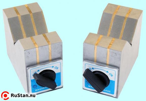 Призмы магнитные 100х50х80мм (комплект из 2х шт.) усилие отрыва 20кг "TLX" (KMV-80В) фото №1 Призмы магнитные 100х50х80мм (комплект из 2х шт.) усилие отрыва 20кг "TLX" (KMV-80В) фото №1