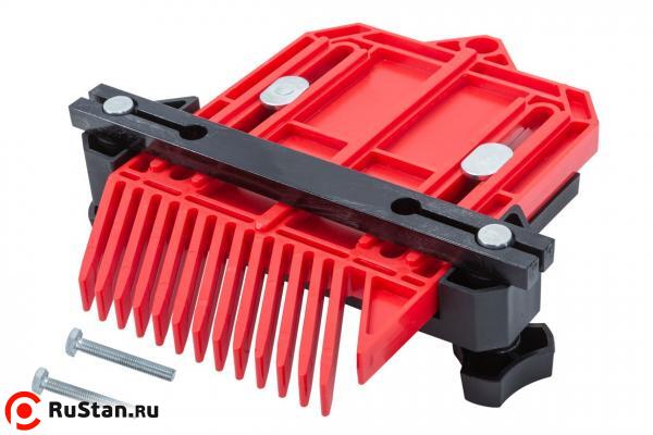 Прижим гребёнчатый пластиковый с креплением в Т-образный паз фото №2 Прижим гребёнчатый пластиковый с креплением в Т-образный паз фото №2