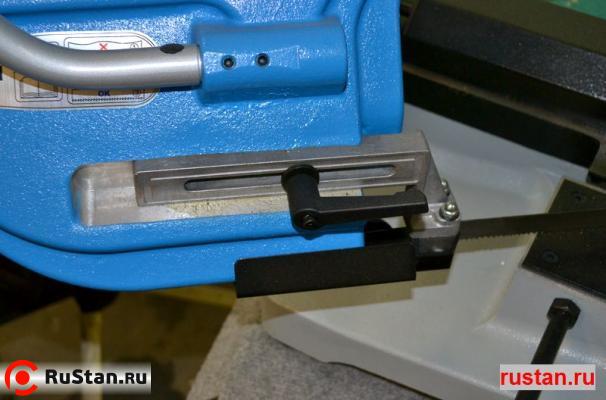 Переносной настольный ленточнопильный станок 349V JET - зажим ножовочного полотна, компания "РуСтан" фото №6 Переносной настольный ленточнопильный станок 349V JET - зажим ножовочного полотна, компания "РуСтан" фото №6
