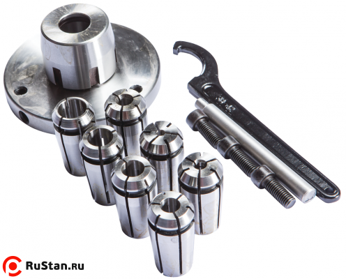 Цанговый патрон с цангами 4, 6, 8, 10, 12, 14, 16 мм фото №3 Цанговый патрон с цангами 4, 6, 8, 10, 12, 14, 16 мм фото №3
