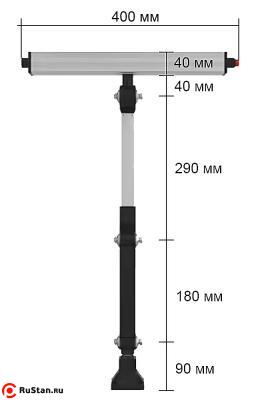 Габариты Светильник LED M40-220V фото №10 Габариты Светильник LED M40-220V фото №10