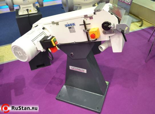 Ленточно-шлифовальный станок Optimum BSM 150 - вид слева фото №4 Ленточно-шлифовальный станок Optimum BSM 150 - вид слева фото №4
