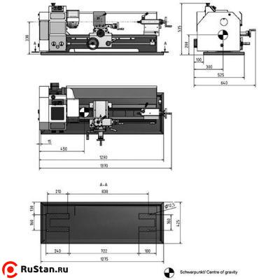 Станок токарный OPTIturn TU 2807 фото №4 OPTIturn TU 2807 фото №4