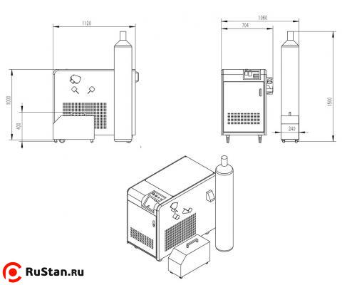 Ручной лазерный сварочный аппарат Raptor SFW-6000 PRO 4в1 (6000Вт Raycus) фото №12 Raptor SFW-6000 PRO 4в1 фото №12
