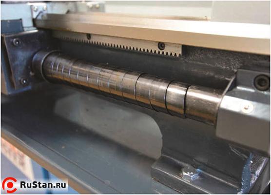 Телескопическая защита ходового винта от стружки эффективно защищает ходовой винт от износа. фото №17 Metal Master MML 2550 фото №17