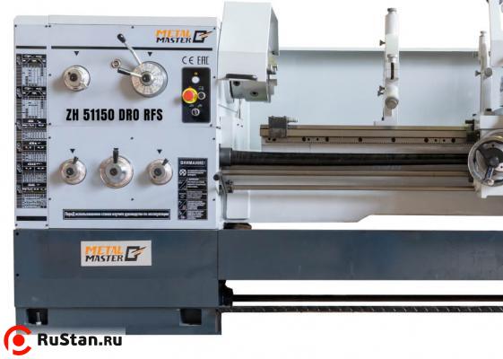 Модель обладает удобной эргономикой управления, понятной любому токарю. Класс точности станка по ГОСТ 18097-93 – «Н» фото №2 METAL MASTER ZH 51150 DRO RFS фото №2