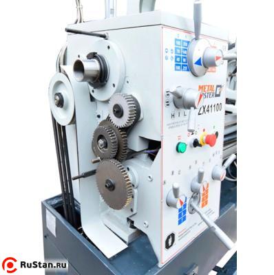 Под защитной крышкой шпиндельной бабки расположены приводные шкивы и гитара зубчатых колес. фото №3 METAL MASTER ZX41100 фото №3