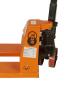 Тележка гидравлическая узковильная 2500 кг 800x450 мм полиуретановые колеса TOR RHP миниатюра №6