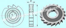 Фреза дисковая пазовая   80х12х27 Р6М5, Z =18