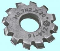 Фреза m 0,5 №4 30х10х4мм Р6М5  20 град Z=12