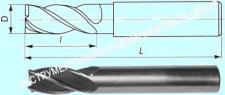 Фреза Концевая d10,0х22х 72 ц/х Р18 Z=5 