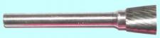 Борфреза тв.спл. с обратным конусом d 4х 6х3х40 10° спиральная насечка (N04 06М03) 